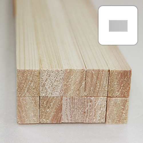 미니어처 건축모형 목재 재료 히노끼 15x20x900mm(10개)