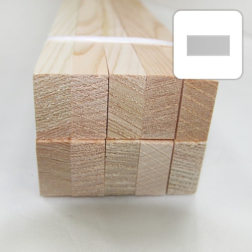 미니어처 건축모형 목재 재료 히노끼 15x30x900mm(10개)