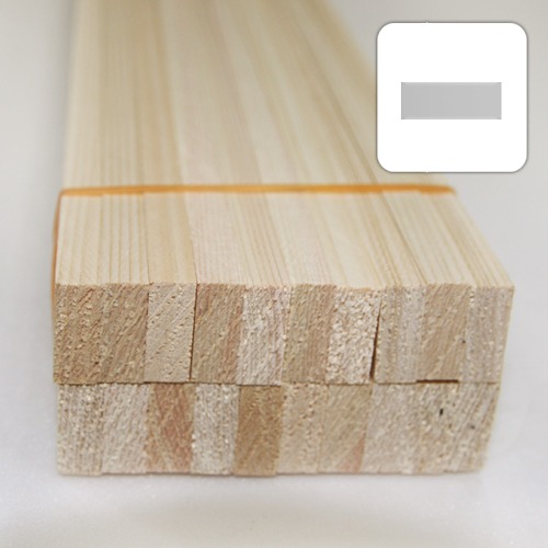 미니어처 건축모형 목재 재료 히노끼(편백)각재/8X20X900mm (20개)