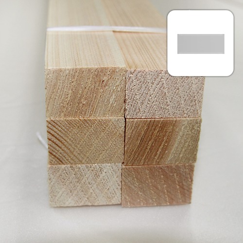 미니어처 건축모형 목재 재료 히노끼(편백) 20X30X900mm (6개)