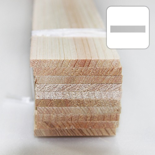 미니어처 건축모형 목재 재료 히노끼(편백)각재 5X5X900mm(10개)
