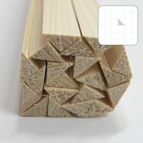 미니어처 건축모형 목재 재료 히노끼(편백)△x10x900(20개)