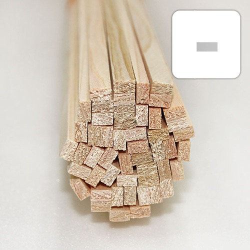 미니어처 건축모형 목재 재료 히노끼(편백)각재 4X7X900mm(50개)