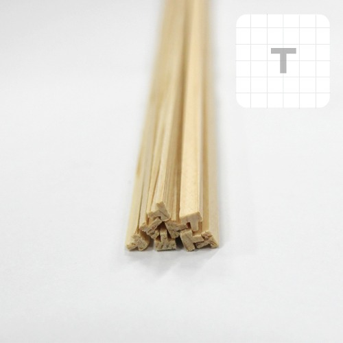 미니어처 건축모형 목재 재료 히노끼(편백)미니Pack(Craft Meterials)/TX3X450mm(8개)