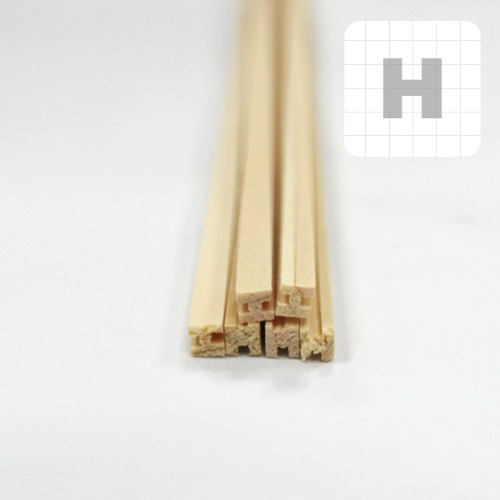 미니어처 건축모형 목재 재료 히노끼(편백)미니Pack(Craft Meterials)/HX5X450mm(4개)