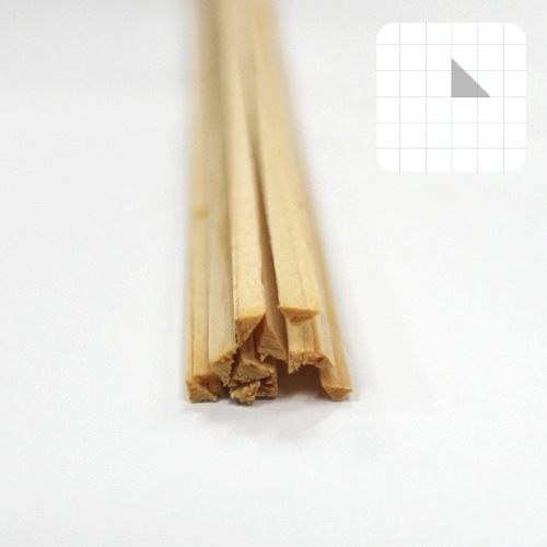 미니어처 건축모형 목재 재료 히노끼(편백)미니Pack(Craft Meterials)/△X3X450mm(12개)